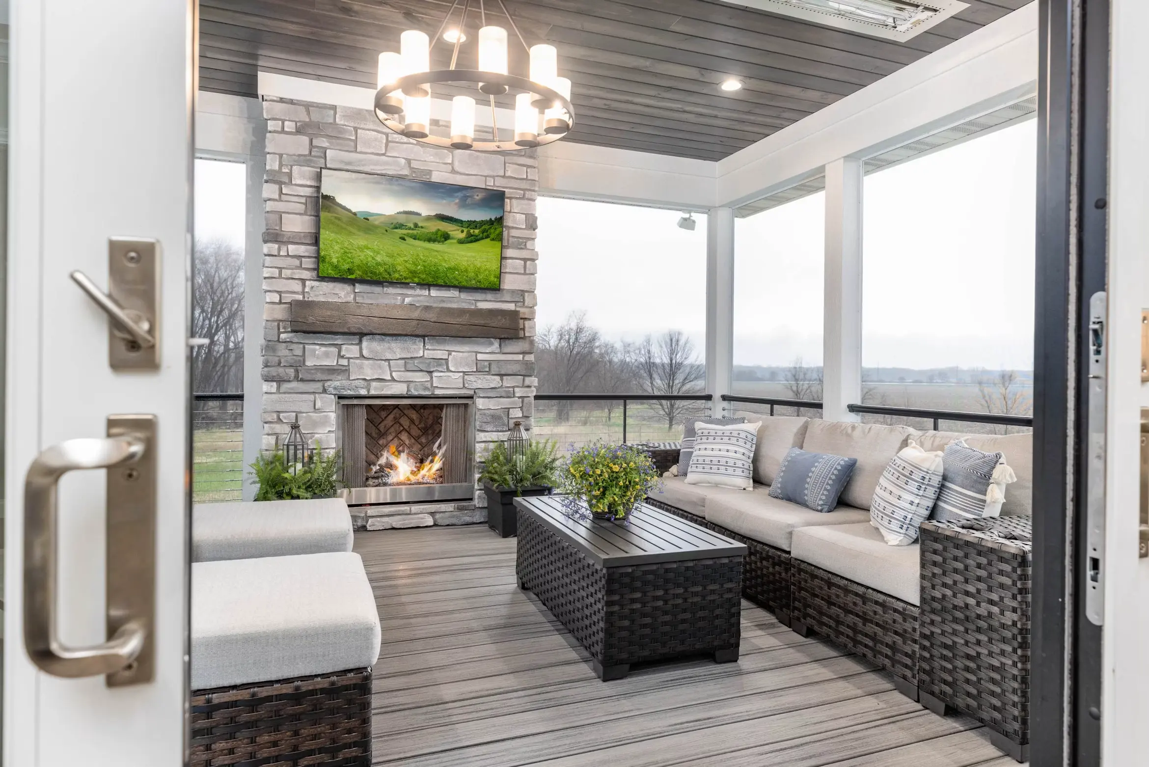 Covered Outdoor Living Rooms