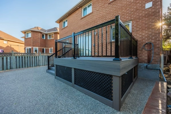 Deck Railing Construction