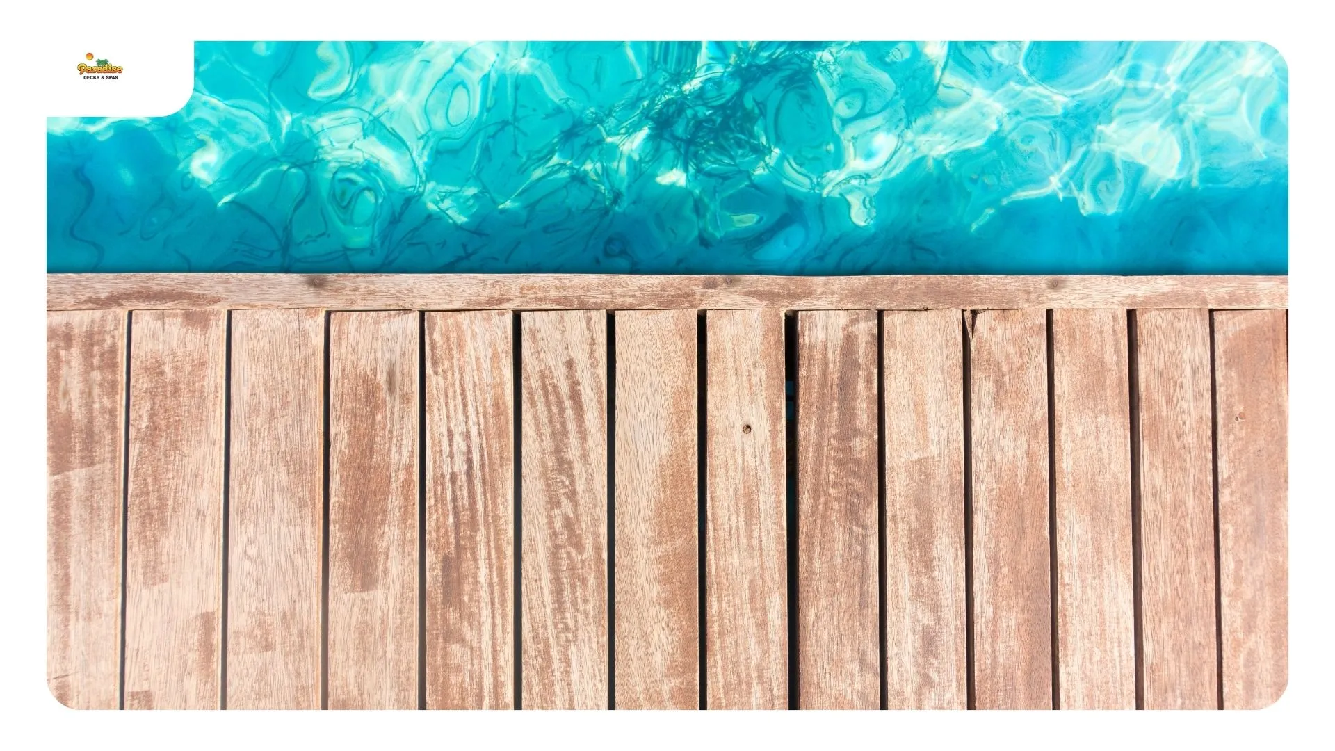 Pool surround showing four foot walkway and wider lounge side on a Stone Oak lot