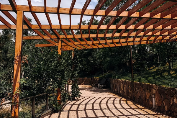 Wood Pergola Installation — Cedar & Pressure-Treated