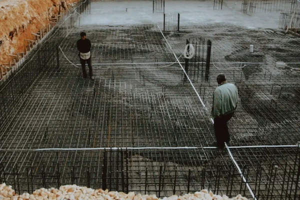 concrete installation