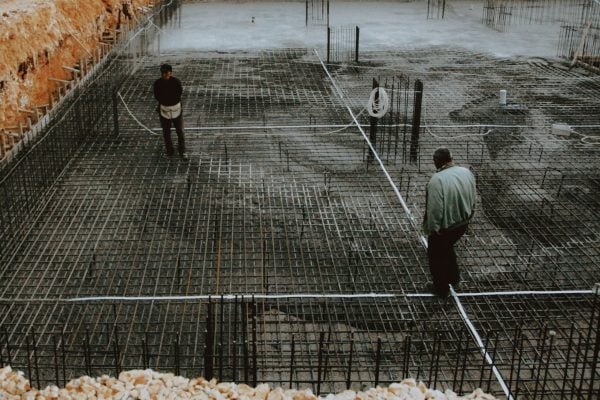 concrete installation