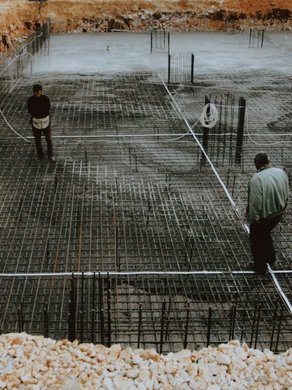 concrete installation